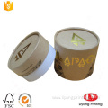 Round cardboard tube candle gift box